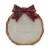 Holiday Home Tree Stump Monogram Christmas Holiday Décor Perspective: front