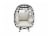 HD Designs Outdoors® Riley Wicker Cushion Egg Swivel Chair Perspective: front