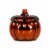 Holiday Home Glass Pumpkin Candle - Orange Perspective: front