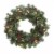 Holiday Home 24" LED Pine Classic Wreath Christmas Décor Perspective: front