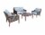 HD Designs Outdoors Patio Furniture Amari Conversation Set Perspective: front