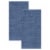 Everyday Living Waffle Kitchen Towels - Federal Blue Perspective: front