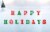 Holiday Home Corrugated Plastic Happy Holidays Sign Decorations Perspective: front