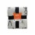 Holiday Home Dancing Skeleton Throw - Gray Perspective: front