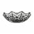 Holiday Home Black Spider Web Halloween Bowl Perspective: front