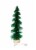 Holiday Home Bottle Brush with Light Christmas Décor - Green Perspective: front