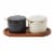 SDS for HD Designs Salt & Pepper Set with Acacia Tray Perspective: front