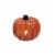 Holiday Home LED Ceramic Pumpkin Lantern - Orange Perspective: front
