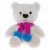 Holiday Home Bear Plush - White Perspective: front