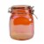 Holiday Home Halloween Clamp Jar- Orange Iridescent Perspective: front