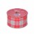 Holiday Home® 2.5" Wire Edge Linen Plaid Glitter Ribbon - Red Perspective: front