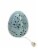 Holiday Home Easter Light Up Iridescent Blue Egg Perspective: front