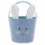 Holiday Home® Easter Corduroy Bunny Basket - Blue Perspective: front