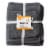 Smartway™ 6 Pack Towel Set - Grey Perspective: front