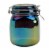 Holiday Home Halloween Clamp Jar- Black Iridescent Perspective: front