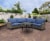 HD Designs Outdoors Monroe 5pc Cushion Sectional Set Perspective: front