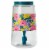 HD Designs Outdoors Summer Hibiscus Sun Tea Jar Perspective: front