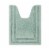 Mohawk Home Modavari Turkish Countour Bath Rug  - BLUE SURF Perspective: front
