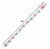 Holiday Home 40 In x 6 Ft Candy Cane Stripe Gift Wrap Roll Perspective: front