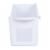 Magazine Holder White Perspective: front