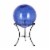 HD Designs Outdoors Blue Crackle Gazing Ball Blue Perspective: front