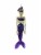 Holiday Home 16" Hanging Purple Mermaid Skeleton Halloween Decor Perspective: front