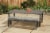 HD Designs Outdoors Matteo Dining Table and Two-Seat Bench Perspective: front