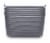 Everyday Living Medium Ribbed Bins - Gray Perspective: front