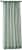 Everyday Living® Shea Light Filtering Single Curtain Panel - Green Perspective: front