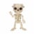 Holiday Home 7" Crazy Bonez Frankenstein Skeleton Halloween Decor Perspective: front