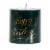 Holiday Home Happy Holidays Small Pillar Candle Perspective: front