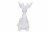 Holiday Home Christmas Decor Sitting Reindeer - White Perspective: front