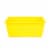 OfficeWorks Plastic Book Bin - Yellow Perspective: front