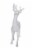 Holiday Home Standing Reindeer Christmas Decor - White Perspective: front
