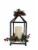 Holiday Home LED Black Lantern Christmas Décor Perspective: front