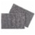 Everyday Living 100% Polyester Noodle Bathmat 2-Pack - Sharkskin Perspective: front