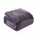 Modavari Home Fashions Full / Queen Rolled Blanket - Dark Gray Perspective: front