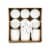 Holiday Home Christmas Votive Candles Unscented - White Perspective: front