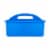 OfficeWorks 3 Compartment Caddy - Blue Perspective: front