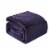 Modavari Home Fashions King Rolled Blanket - Dark Blue Perspective: front