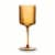SDS for HD Designs Ribbed Wine Glass - Amber Perspective: front