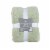 HD Designs® Heathered Cozy Knit Blanket - Green Perspective: front