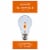 Holiday Home® 1W Clear with Flicker Halloween Light Bulb Perspective: front