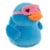 Holiday Home 8 Inch Blue Duck Plush Perspective: front