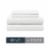 Modavari 500 Thread Count Egyptian Cotton King Sheet Set - White Perspective: front