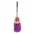 Holiday Home Halloween Purple Loot Scoop Broom Treat Bag Perspective: front