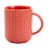 Sewing Down South for HD Designs Ribbed Ceramic Mug - Terra Cotta Perspective: front