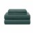 Modavari Home Bamboo Sheet Set - Teal Perspective: front