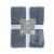 HD Designs® Chenille Sherpa Throw - Blue Perspective: front