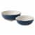 SDS for HD Designs Navy Stoneware Mixing Bowl Set Perspective: front